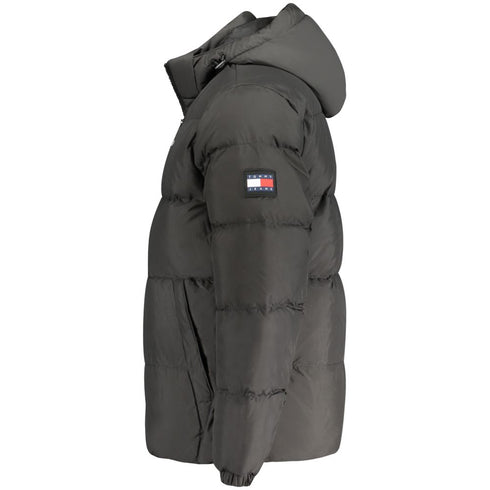 Tommy Hilfiger Black Recycled Polyester Men Jacket